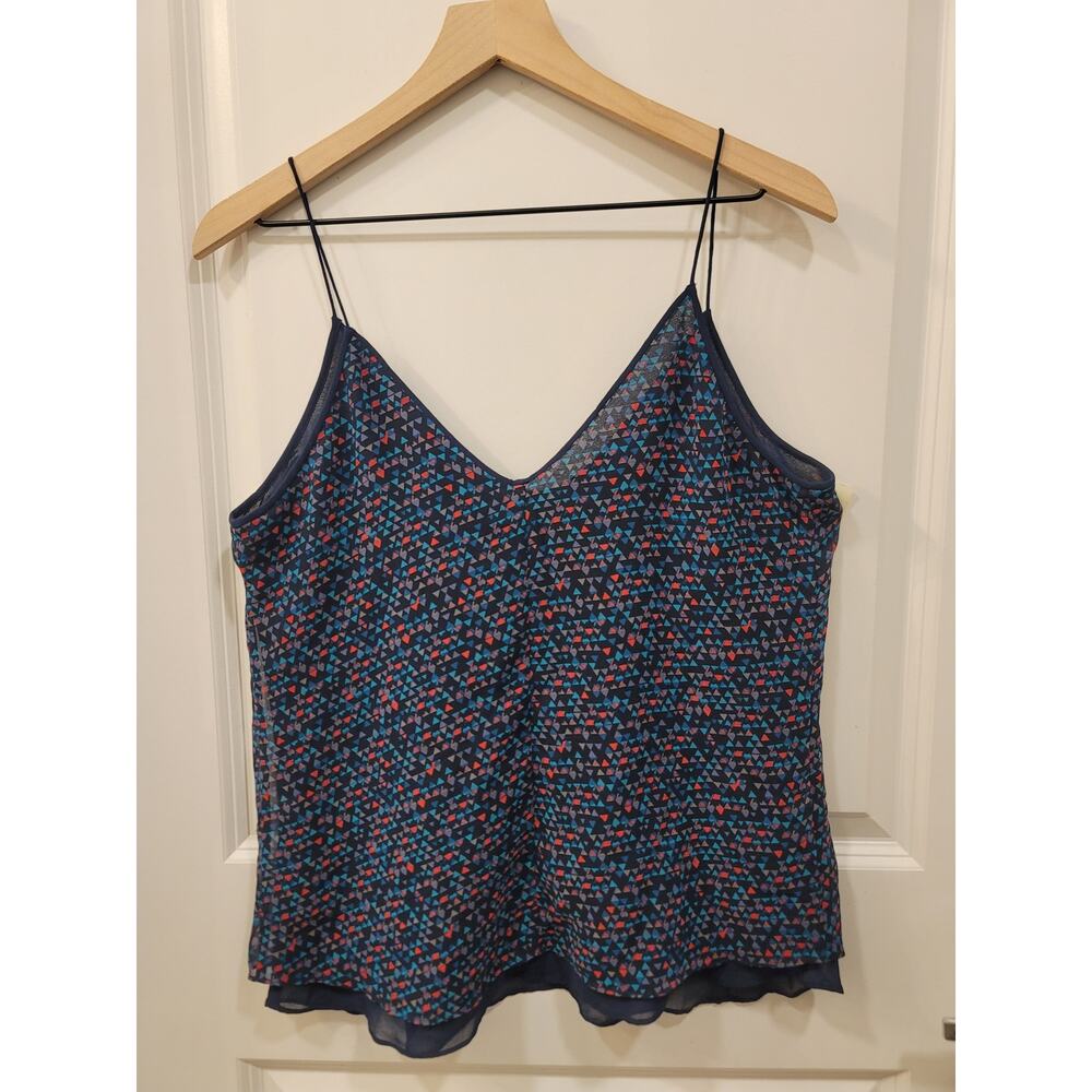 Chelsea28 Geometric print shell tank top